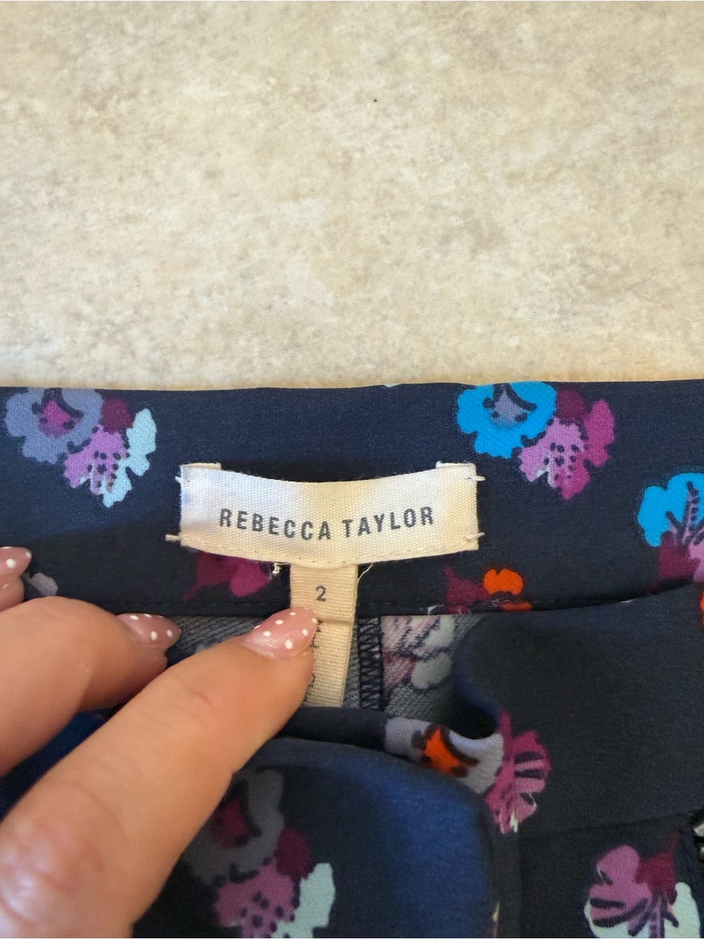Rebecca Taylor floral pants - Picture 7 of 7